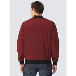 Louis Philippe Maroon Regular Fit Jacket image 2