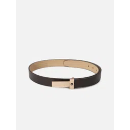 Louis Philippe Men Brown Leather Belt-picture-24