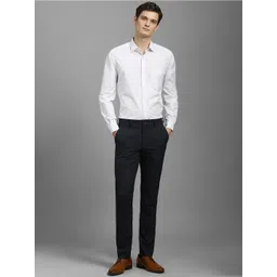 Louis Philippe Men Classic Fit Spread Collar Abstract Printed Cotton Formal Shirt image 2