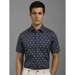 Louis Philippe Men Classic Fit Spread Collar Floral Printed Cotton Casual Shirt-picture-26