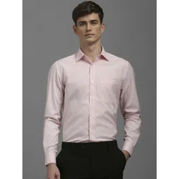 Louis Philippe Men Classic Fit Spread Collar Solid Cotton Formal Shirt-picture-33