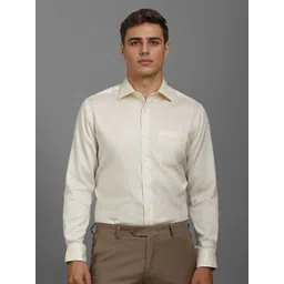 Louis Philippe Men Classic Fit Spread Collar Solid Cotton Formal Shirt-picture-40