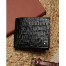 louis philippe Men Croc-Embossed Bi-Fold Wallet-picture-30