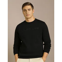 Louis Philippe Men Embroidered Pullover Sweatshirt-picture-25
