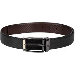 louis philippe Men Formal Black Genuine Leather Reversible Belt-picture-16