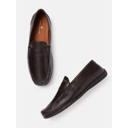 Louis Philippe Men Formal Leather Penny Loafers-picture-45