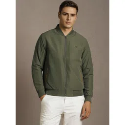 Louis Philippe Men Geometric Open Front Jacket-picture-37