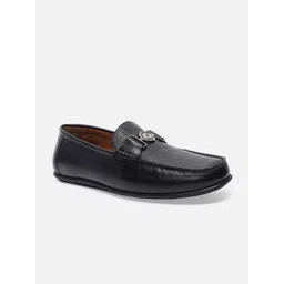 Louis Philippe Men Leather Fashion Textured Loafers-picture-18