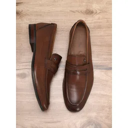 Louis Philippe Men Leather Formal Loafers-picture-19