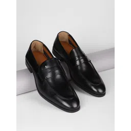 Louis Philippe Men Leather Formal Loafers-picture-27