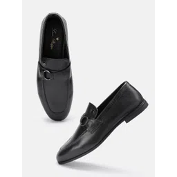 Louis Philippe Men Leather Formal Loafers-picture-28