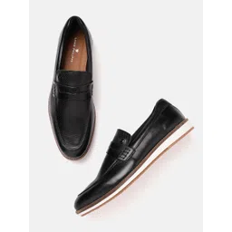Louis Philippe Men Leather Formal Penny Loafers-picture-42