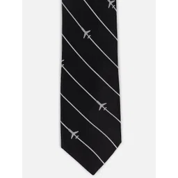 Louis Philippe Men Printed Silk Broad Tie-picture-42