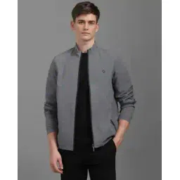 louis philippe Men Regular Fit Harrington Jacket-picture-14