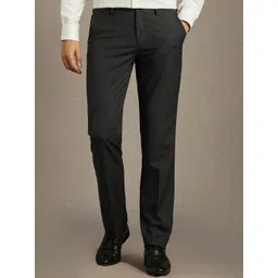 Louis Philippe Men Regular Fit Mid-Rise Trousers-image-45