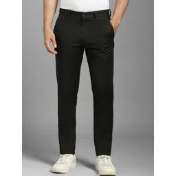 Louis Philippe Men Slim Fit Flat Front Formal Trousers-picture-18