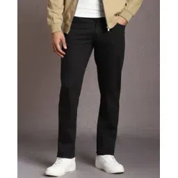 louis philippe Men Slim Fit Flat-Front Trousers-picture-15