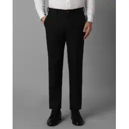louis philippe Men Slim Fit Flat-Front Trousers-picture-11