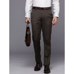 Louis Philippe Men Slim Fit Formal Trousers-picture-19