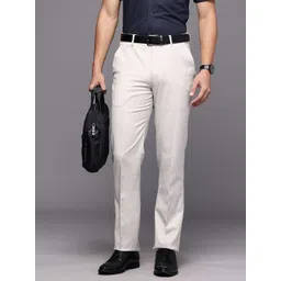 Louis Philippe Men Slim Fit Formal Trousers-picture-34
