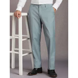 Louis Philippe Men Slim Fit Formal Trousers-picture-33