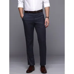 Louis Philippe Men Slim Fit Formal Trousers-picture-13