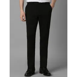 Louis Philippe Men Slim Fit Mid-Rise Flat Front Formal Trousers-picture-40