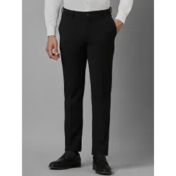 Louis Philippe Men Slim Fit Mid-Rise Formal Trousers-picture-20