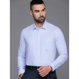 Louis Philippe Men Slim Fit Opaque Formal Shirt-picture-33