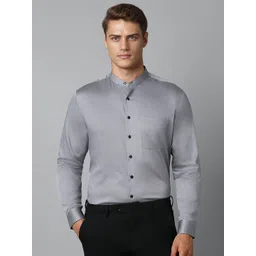 Louis Philippe Men Slim Fit Opaque Formal Shirt-picture-20