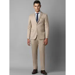Louis Philippe Men Slim-Fit Single-Breasted Two-Piece Formal Suit-picture-31