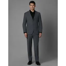 Louis Philippe Men Slim-Fit Single-Breasted Two-Piece Formal Suit-picture-30
