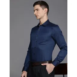 Louis Philippe Men Slim Fit Striped Formal Shirt-picture-28