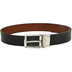 louis philippe Men Solid Reversible Formal Italian Leather with Shiny Nickel Buckle Belt-picture-28