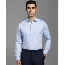 louis philippe Men Spread Collar Slim Fit Shirt-picture-11