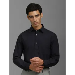 Louis Philippe Men Spread Collar Solid Slim Fit Formal Shirt-picture-37