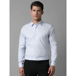 Louis Philippe Men Spread Collar Striped Cotton Slim Fit Formal Shirt-picture-27