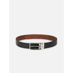 Louis Philippe Men Textured Leather Formal Belt-picture-19