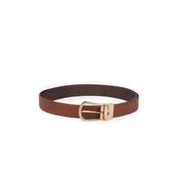 Louis Philippe Men Textured Leather Formal Belt-picture-21