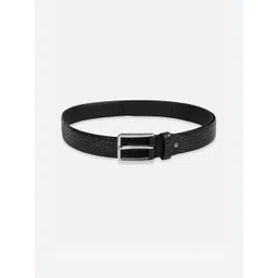 Louis Philippe Men Textured Leather Formal Belt image 1