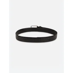 Louis Philippe Men Textured Leather Formal Belt image 2