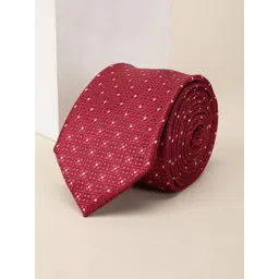 Louis Philippe Men Woven Design Broad Tie-picture-21