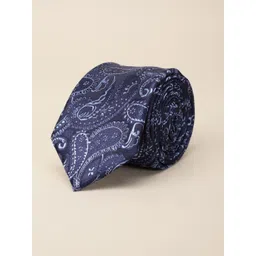 Louis Philippe Men Woven Design Embroidered Tie-picture-41