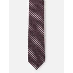 Louis Philippe Men Woven Design Skinny Tie-picture-26