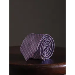 Louis Philippe Men Woven Design Skinny Tie-picture-21