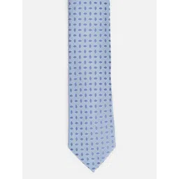 Louis Philippe Men Woven Design Skinny Tie image 2