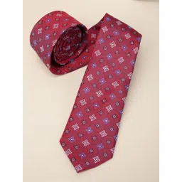 Louis Philippe Men Woven Design Tie-picture-29