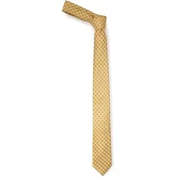louis philippe Men Yellow Embroidered Tie-picture-12