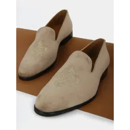 Louis Philippe Men's Beige Casual Loafers-picture-42