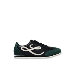 Louis Philippe Men's Black & Green Casual Sneakers-picture-29